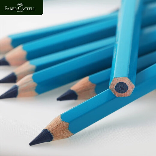 Huibojia 698 Pork Special Marker Waterproof Oil-proof Pig Blue Water-soluble Pencil Beef, Sheep Pork Marker Pencil Meat Marker Pencil [6 packs]
