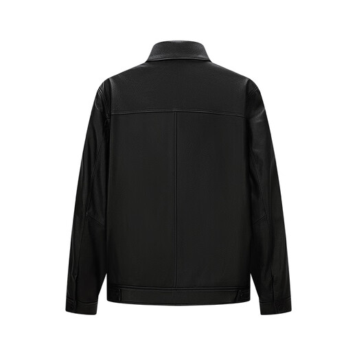 
GIOVANNI VALENTINO Casual Men's Genuine Leather Jacket Men's Cowhide Lapel Jacket