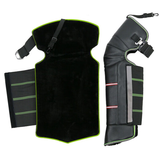 Bovonik winter motorcycle knee pad electric vehicle warm knee pads for men and women cold-proof cycling knee pads long stainless steel buckle