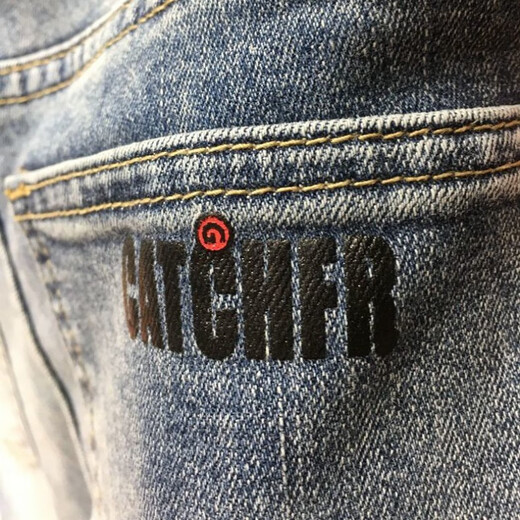Jiaomanlian Summer Denim Shorts Männer vielseitige mittelpants gedruckte trendige Marke High-End koreanischer Stil Slim Fünf-Punkte-Hosen Elastizität und Casual 9902 28 80-95jin [Jin gleich 0,5 kg]