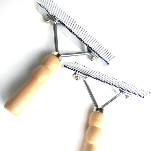 Gong Du Dog Comb Golden Retriever Teddy Cat Knot Hair Removal Dog Hair Comb Brush Needle Comb Straight Comb Hair Comb Nail Rake Comb Length 16 Width 5.2cm