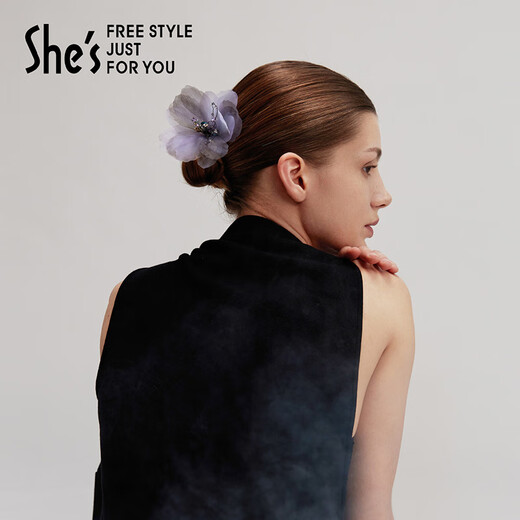 She s Akiko hair accessories Monet impression tulle flower hairpin antique style hairpin hairpin birthday gift for girlfriend