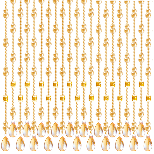 Xiangshangge crystal gourd bead curtain bedroom door curtain partition porch aisle living room kitchen toilet toilet toilet no hole hanging curtain 21 0.4 meters high and low style