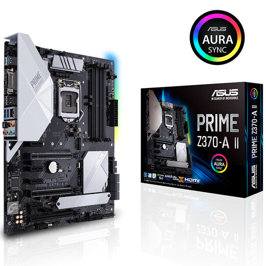 ASUS PRIME Z370-A II master series supports Intel 9th ​​generation CPU 9600K/9700K/9900K (Intel Z370/LGA 1151)