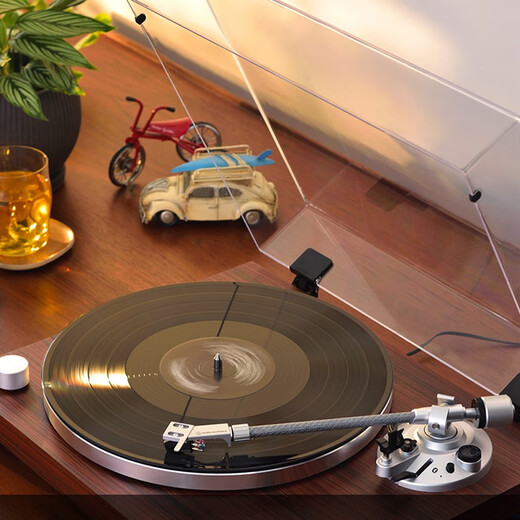 Audio-Technica AT-LPW50BT RW Bluetooth record player, retro record player, retro gramophone record player, professional audio, free record + cleaning set LPW50BT RW