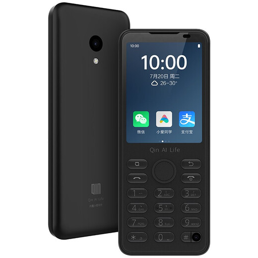 Qin Duoqin F21 Pro 4G full network access student phone key touch screen Android smartphone straight board button with front and rear camera iron gray (customized version without camera) 4+64GB [install Douyin]