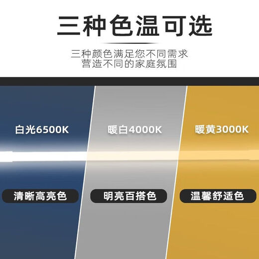 Philips (PHILIPS) T5 three-color old-fashioned fluorescent lamp straight tube grille lamp thin tube TL5 fluorescent lamp (non-LED lamp) T5 three-color 0.56 m 14W white light/865 1