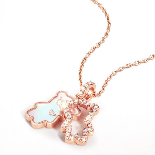 EMPORIO ARMANI Armani women's necklace bear mother-of-pearl necklace birthday gift for girlfriend EGS3114221