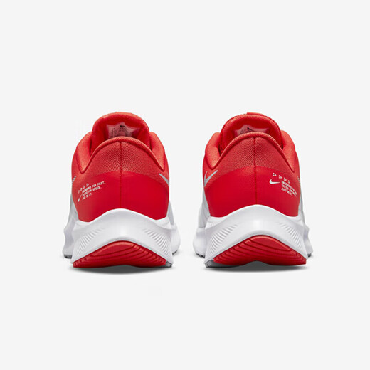 Nike (Nike) zapatos deportivos zapatos para hombres nuevos misiones 4 Flying Line Shock Absorbing Mesh Avancable zapatos de carrera ligeros al aire libre DA1105-100 White/Rojo 40