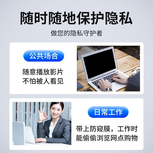 森膜（SEORMIURE）13.3/14/16英寸MacBook Pro Air防窥膜M4/M3/M2/M1苹果笔记本磁吸防窥屏隐私保护膜 老款Pro 13.3【A1502/A1278】 吸附式【PE