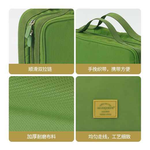 M Square Business Travel Series Reisen Toilettenbeutel für Geschäftsreisen große Kapazitäten tragbare Toiletten und Pflegeprodukte High-End-Taschen Reisetaschen Spanische Wand rot [Waschbeutel]