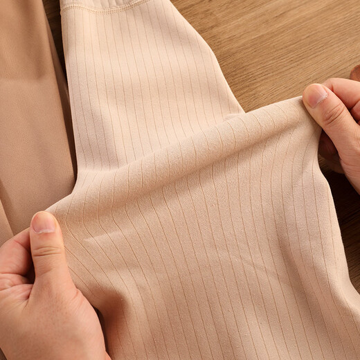 Modal men's velvet thickened thermal pants for boys, mid-waist autumn and winter youth stretch slim leggings, cotton wool pants, dark gray XL - weight 130-150Jin Jin equals 0.5 kg