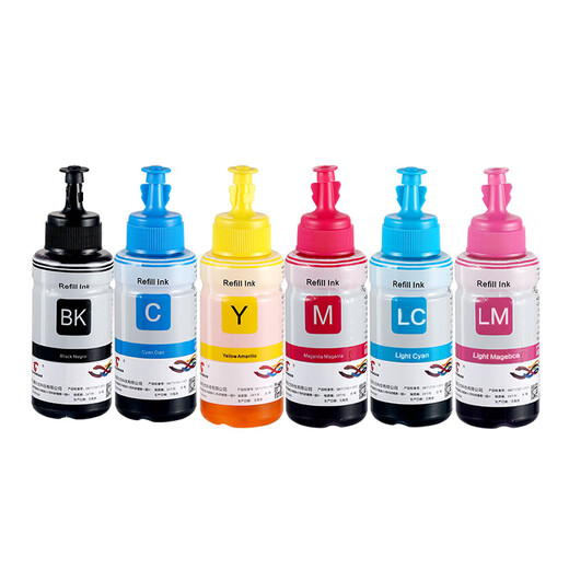 
Tusheng is suitable for Epson printer ink T672/T674 ink EPSON L221/363/351/455/565 L801/805/810/850/1800/6745 printer ink six colors