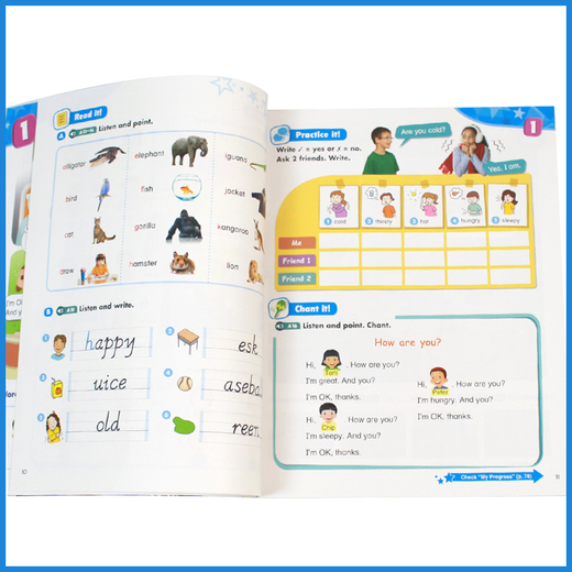 Neue Version von Pearson Langwen Kinder Englisch Lehrbuch Super Kids Dritte Ausgabe Level 123456 einschließlich App Langwen Xinlingtong Kinder Englisch Training Tutorial Lehrbuch Neue Version von Super Kids2 Level (Buch + Volume + App)
