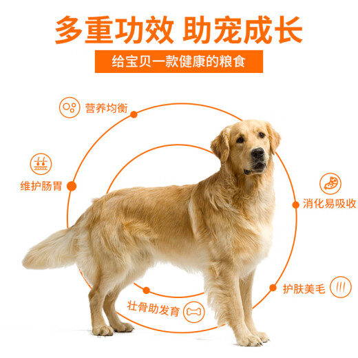 Aibeer Huan Adult Dog Food 40Jin [Jin is equal to 0.5kg] General Purpose for Adult Dogs 20kg Golden Retriever Husky Labrador Teddy 20kg [Value Stocking Pack]