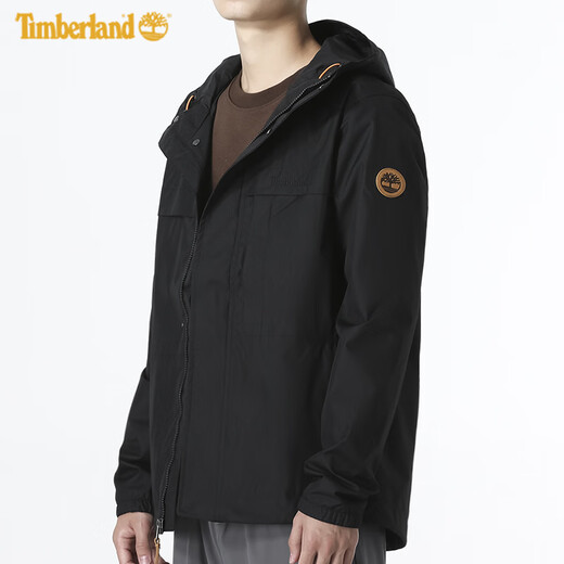 Timberland Veste Timberland Veste de randonnée extérieure d'automne masculin et de loisirs Veste de charge à capuche noire A695W A695W001 / Black / Logo Random L / 180
