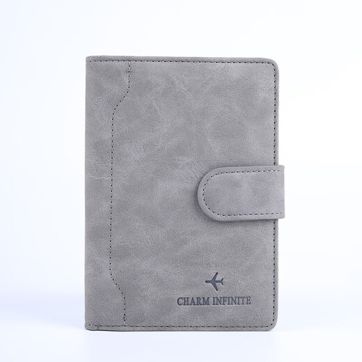 Sheton Study Abroad Passport Clip Passport Case Storage Case Portable Air Ticket Storage Clip Card Case Men's ID Pack Passport Case Coffee