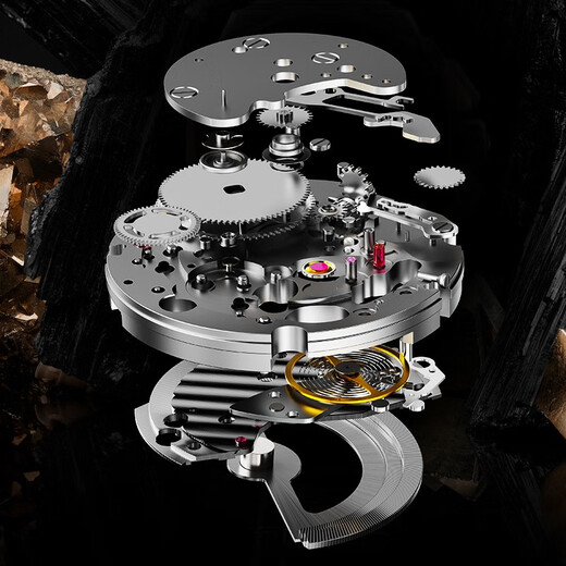 Bugatti (Bonest Gatti) Смотреть фантомом серия Hollow German's Watch Watch Type Type Полностью автоматические часы мужские механические часы назад прозрачные часы BG9905-A1