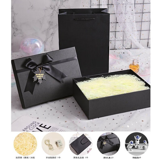 欧梵普（oufanpu）生日礼物男生宇航员太空人摆件创意桌面装饰送小朋友圣诞节礼物 宇航员摆件大头套装【礼盒装】
