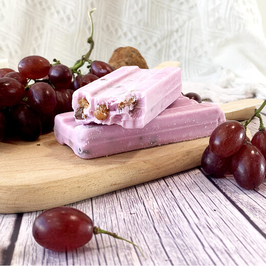 Zhongjie Ice Cream, taro and raisin flavored ice cream, 72g*8 pieces, affordable package, ice cream, new year's product