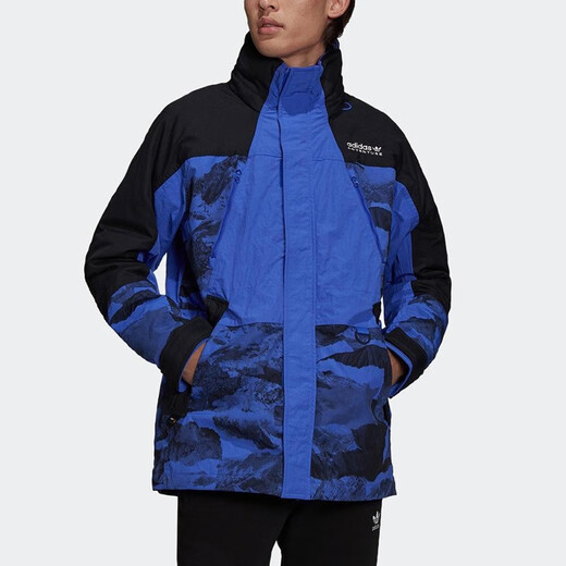 
Adidas down jacket men's winter outdoor fashion camouflage sportswear hooded windproof warm comfortable rest 1 H13578 M