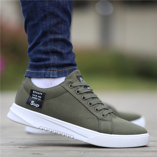 Snguny High-End Light Luxury Marke Leinwandschuhe für Männer 2023 Frühling Neue Brettschuhe für Männer vielseitige Mode lässige Schuhe für Männerschuhe für Männer 6636 Black Gold 43