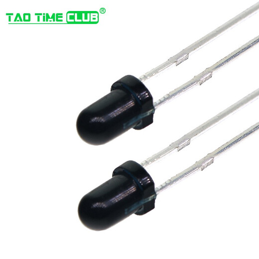 F3 infrared transceiver diode 3MM infrared transmitter tube + infrared receiver tube pair of tubes 10 pairs 3MM infrared transmitter tube + infrared receiver tube (10 pairs)