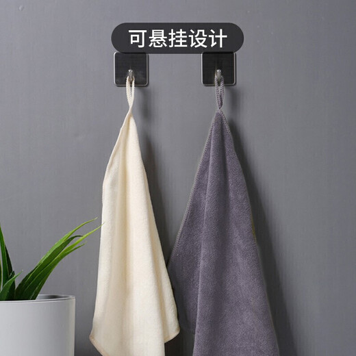 Camellia rag, dishcloth 35*35cm 3 pieces, oil-removing scouring pad, kitchen rag, dish towel, soft and thick