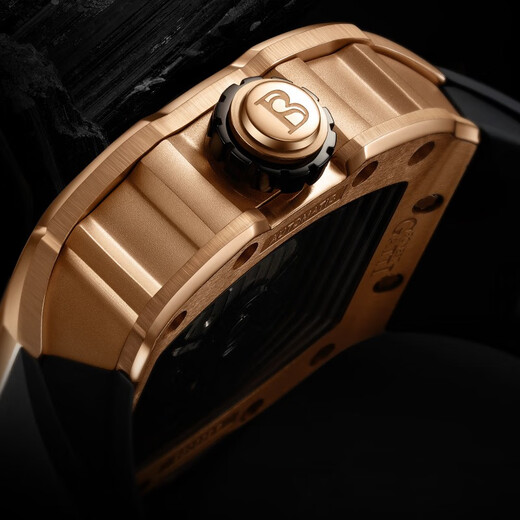 Bugatti (Bonest Gatti) Смотреть фантомом серия Hollow German's Watch Watch Type Type Полностью автоматические часы мужские механические часы назад прозрачные часы BG9905-A1