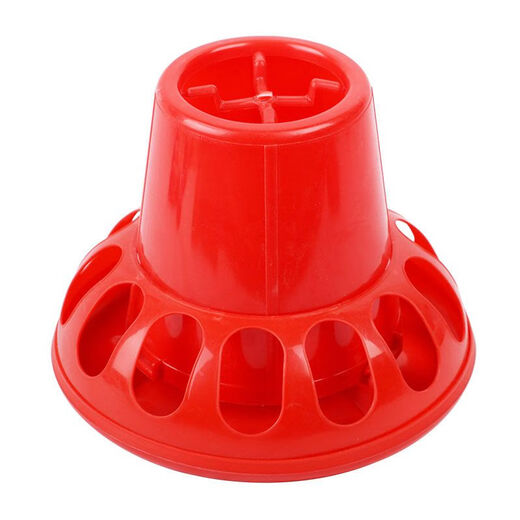 Vulgare chick brooding anti-spreading bucket box automatic feeding leakage automatic chicken feeding artifact pigeon feeding bucket racing pigeon quail 13-bit anti-sprinkling bucket large round 10 pcs