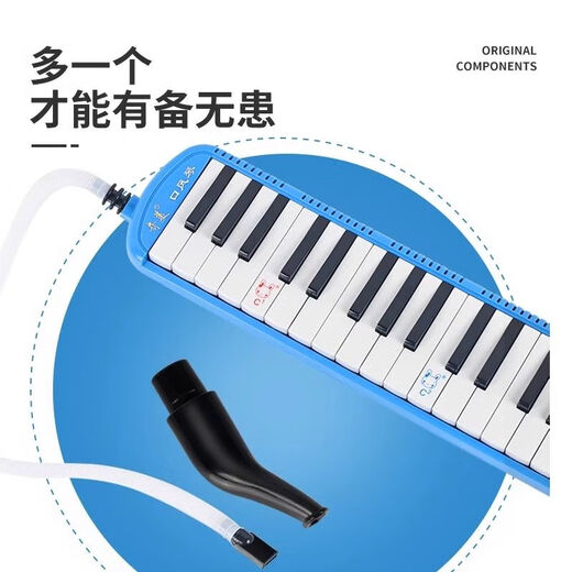 Qimei [Free lettering] Qimei DHS Oral Organ 37 Key Classroom Teaching for Beginners Musical Instruments for Primary and Secondary School Students Qimei Blowing Tube Set