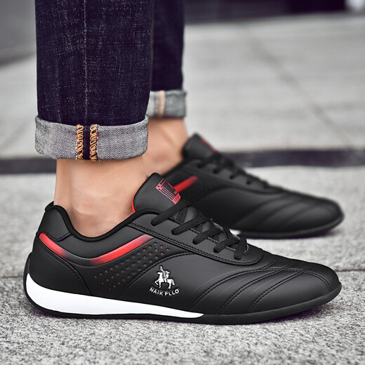 Naikpllo (Naikpllo) Herrenschuhe atmungsbezogene lässige Schuhe Männer laufen Sportschuhe Männer Reiseschuhe tragen resistente Schuhe Herren Non-Schlupfschuhe Männer schwarze A695 42