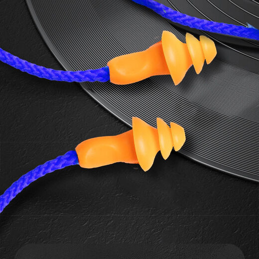 Qingfeng imitation factory anti-noise earbud Bluetooth headset for listening to music at work and being lazy, disguised as practical sound insulation and noise reduction, blue line 70 cm