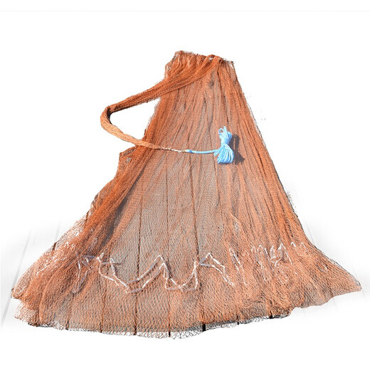 Ximei traditionelle Reifenlinie, handgegossenes Netz, handgeworfenes Netz, altmodisches Gussnetz, Fischernetz, Fangnetz für Fische, rotierendes Netz, automatisches Fangnetz für Fische, Stahlanhänger-Reifenlinie, 3 Meter hoch, 1,5 Fingermasche, 6,5 Jin Jin entspricht 0,5 kg