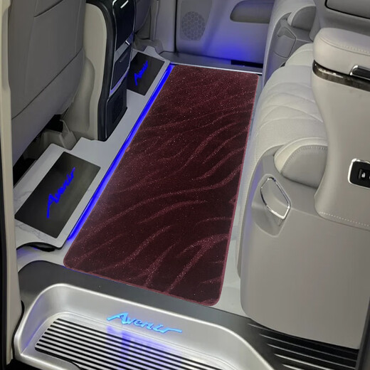 Bernian Hongfu Buick GL8 Classe d'affaires Es Lu Zun Zhongbai Foot Pad 653T Avia 652T Deuxième rangée Modified Tapis de glissement modifié Burg Row Row [Remarks Model]