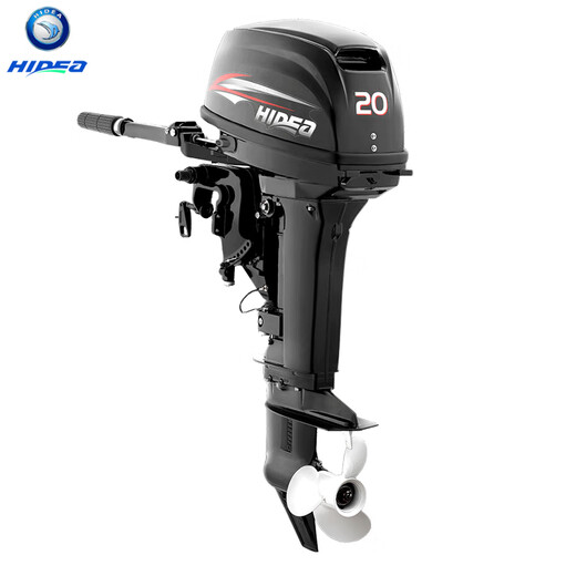 Hai's outboard propeller, assault boat, kayak motor, thickened inflatable boat, fishing boat, external gasoline engine, 2-stroke 5 horsepower, 12L external fuel tank