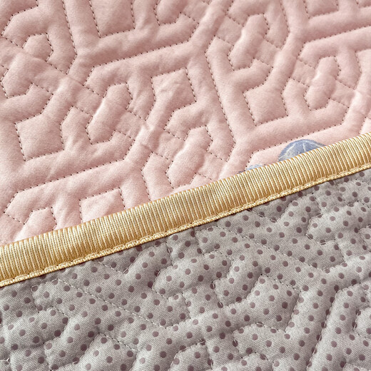 Jieliya GRACE tatami bed cover pure cotton 100% cotton bed sheet with lace clamped cotton quilted kang cover is large size thickened and non-slip K691 [other sizes can be customized] (2 meters + sag 40 cm) * 2.4 meters