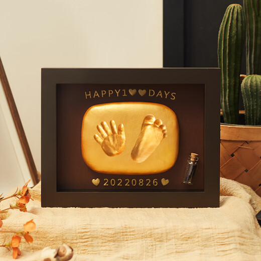 Mu Chen Shiguang Baby Vollmond Hand und Fußabdrücke Einjährige Hand und Fußabdrücke Souvenir Baby 100-Tage-Hand- und Fußabdrücke Neugeborene Hand und Fußabdrücke 12-Zoll-Schlangenjahr Typ 丨 Vor 8 Monaten erhältlich