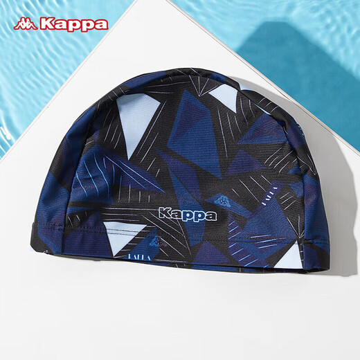 Kappa swimming cap for men and women, cloth cap that does not strangle the head, long hair, adults with face, small professional ear protection hat