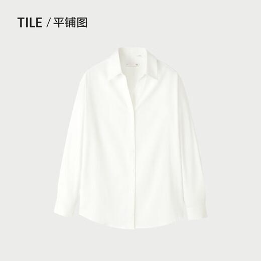 HLA Heilan long-sleeved shirt women's spring and autumn mulberry silk casual shirt for women