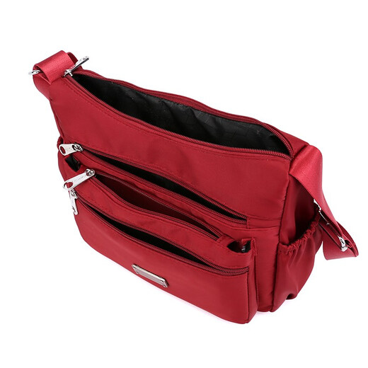 Dongxuan large-capacity middle-aged and elderly women's bag new nylon canvas shoulder crossbody bag women's backpack middle-aged mother bag purple large size