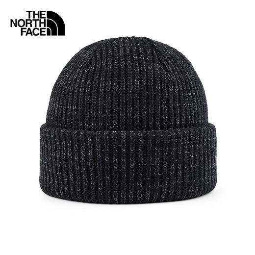 The North Face Sports Hat Autumn and Winter Universal Men's and Women's Outdoor Comfortable Winter Warm Knitted Beanie | 3FJW JK3/Black OS/One Size