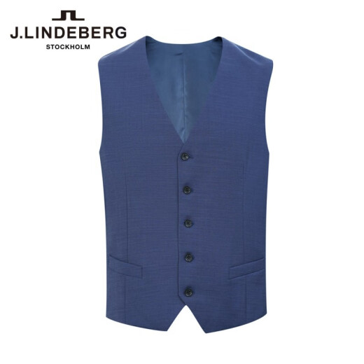 J.Lindeberg shopping mall same style business suit vest vest imported men's spring and summer 5191TW501OS2 medium blue 175/96A (48)