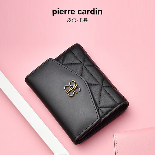 Bolsas de Pierre Cardin Regalo de San Valentín para el Día de San Valentín para la billetera de cupón de cupón de vaca de alto nivel para mujeres Bolsa múltiple Bolsa Multi-CARD