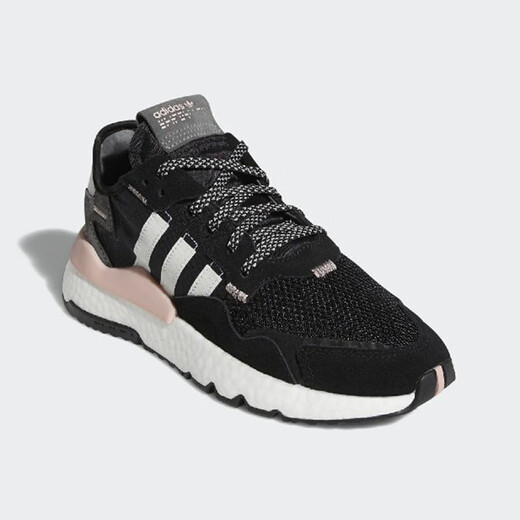 Adidas New Clover Rrote Shoes для женской обуви для летнего шока, поглощающего сетку, дышащие световые спортивные повседневные туфли H01737 FV3880 Black Snake Pattern 38,5