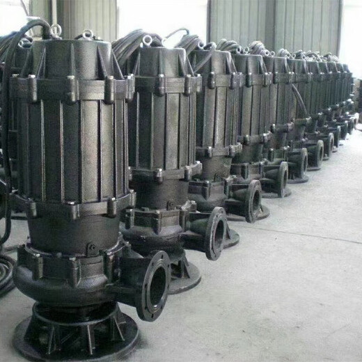 Bomba de aguas de agua de bomba de agua personalizada sin bloqueo de flujo grande bomba sumergible de lodos bomba de aguas residuales bomba de arena sumergible 50wq15253kw