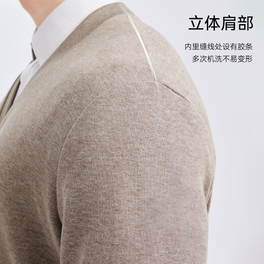 
Shirushi cardigan men's store same cardigan autumn and winter style merino wool knitted sweater warm jacket FS07 gray S