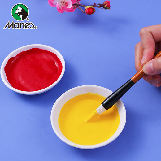Marley Brand Chinese Painting Pigments Boxed Marley Chinese Painting Beginners 12 Colors 24 Colors 12ml Ink Painting National Day Travel Gifts Introduction to Chinese Painting Paints Art Sketching