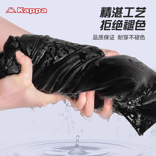 卡帕（Kappa）泳裤男士泳衣套装假两件防尴尬短袖防晒度假温泉游泳装备