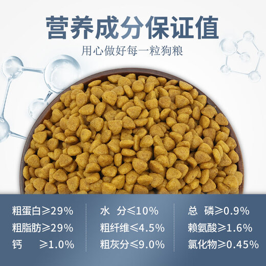 Lilang Dog Food Wolf Road Bulldog Corgi Akita Pomeranian Bichon Collie Universal High-end Series Puppy Milk Cake Food 10kg